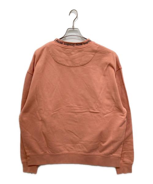 Acne studios（アクネ ストゥディオズ）ACNE STUDIOS (アクネ ストゥディオズ) YANA AS RIB 前Vスウェット ピンク サイズ:Mの古着・服飾アイテム