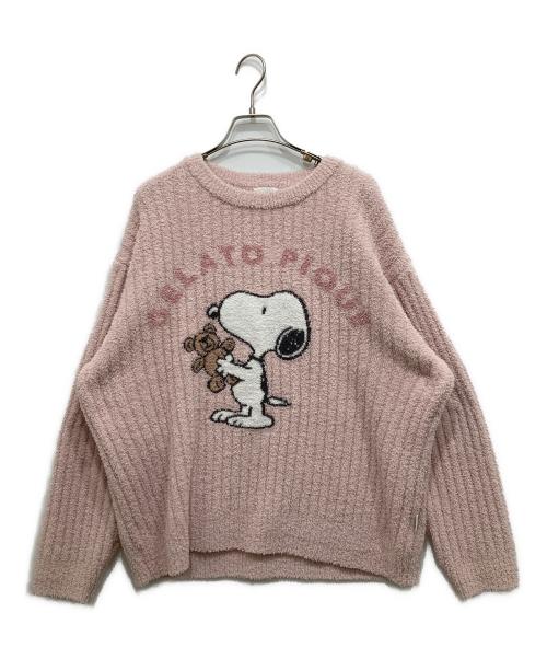 gelato pique（ジェラートピケ）gelato pique (ジェラートピケ) PEANUTS (ピーナッツ) ジャガードセットアップ ピンク サイズ:FREEの古着・服飾アイテム