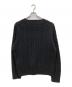RALPH LAUREN (ラルフローレン) ケーブル編みニット ブラック サイズ:L：5000円