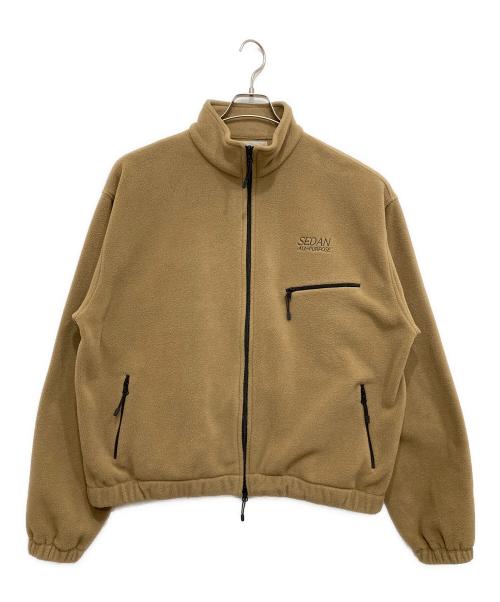 SEDAN ALL-PURPOSE（セダンオールパーパス）SEDAN ALL-PURPOSE (セダンオールパーパス) POLARTEC FLEECE JACKET ベージュ サイズ:Lの古着・服飾アイテム
