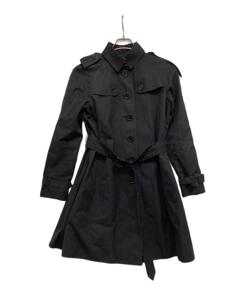 BURBERRY LONDON（バーバリーロンドン）BURBERRY LONDON (バーバリーロンドン) 裏ノヴァチェックトレンチコート ブラック サイズ:38の古着・服飾アイテム