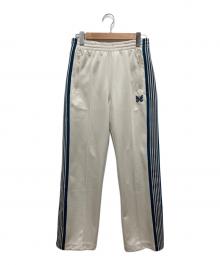 Needles×LHP（ニードルズ×エルエイチピー）の古着「別注トラックパンツ」｜アイボリー×ブルー