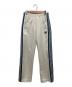 Needles（ニードルズ）の古着「別注トラックパンツ」｜アイボリー×ブルー
