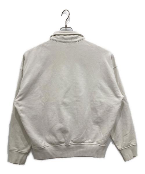 POLO RALPH LAUREN（ポロ・ラルフローレン）POLO RALPH LAUREN (ポロ・ラルフローレン) ハーフジップスウェット ホワイト サイズ:Mの古着・服飾アイテム