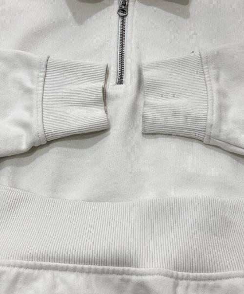 POLO RALPH LAUREN（ポロ・ラルフローレン）POLO RALPH LAUREN (ポロ・ラルフローレン) ハーフジップスウェット ホワイト サイズ:Mの古着・服飾アイテム