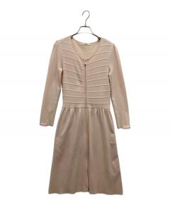 【Reneルネ】DM掲載新品タグ付定価121,000円ティッセワンピース38 中古・古着通販】Rene (ルネ) ツイードワンピース ホワイト サイズ:34