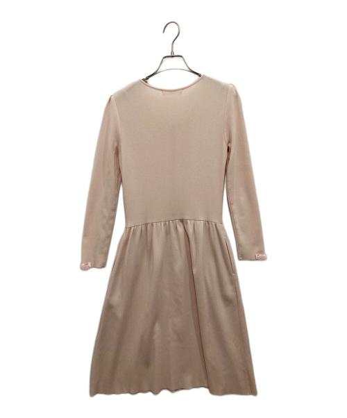 Rene（ルネ）Rene (ルネ) ダブルジップニットワンピース ピンク サイズ:SIZE34の古着・服飾アイテム