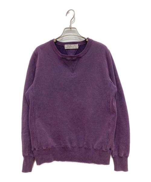 REMI RELIEF（レミレリーフ）REMI RELIEF (レミレリーフ) ダメージ加工前Vスウェット パープル サイズ:Sの古着・服飾アイテム