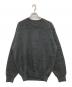 BATONER（バトナ―）の古着「WASHED HIGH COUNT LINEN CREW NECK/クルーネックリネンニット」｜グレー