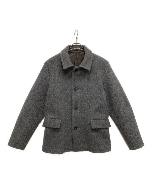 AURALEE（オーラリー）AURALEE (オーラリー) SHETLAND WOOL DOUBLE CLOTH BLOUSON グレー サイズ:SIZE4の古着・服飾アイテム
