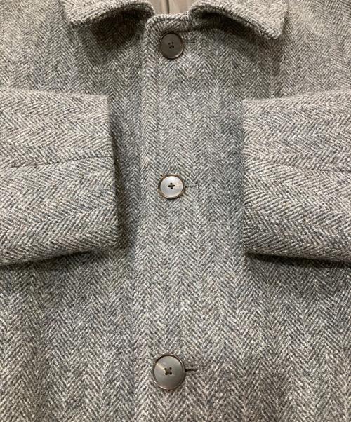AURALEE（オーラリー）AURALEE (オーラリー) SHETLAND WOOL DOUBLE CLOTH BLOUSON グレー サイズ:SIZE4の古着・服飾アイテム
