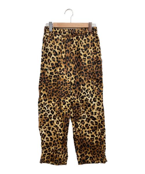 KEBOZ（ケボズ）KEBOZ (ケボズ) レオパードイージーパンツ ベージュ サイズ:Lの古着・服飾アイテム