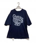 HUMAN MADEヒューマンメイド）の古着「プリントTシャツ」｜ネイビー