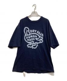 HUMAN MADE（ヒューマンメイド）の古着「プリントTシャツ」｜ネイビー