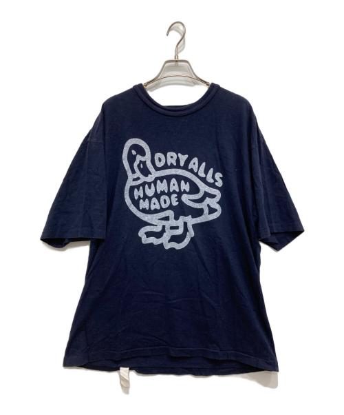 HUMAN MADE（ヒューマンメイド）HUMAN MADE (ヒューマンメイド) プリントTシャツ ネイビー サイズ:2XLの古着・服飾アイテム