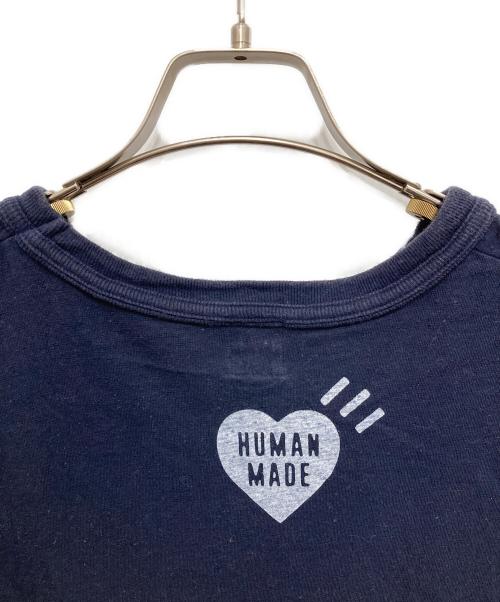 HUMAN MADE（ヒューマンメイド）HUMAN MADE (ヒューマンメイド) プリントTシャツ ネイビー サイズ:2XLの古着・服飾アイテム