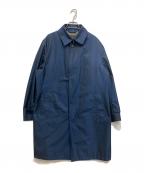 D'URBANダーバン）の古着「ポリエステルステンカラーコート」｜ネイビー