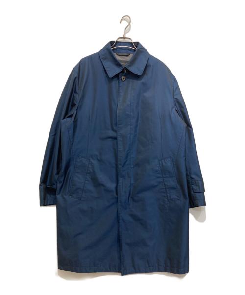 D'URBAN（ダーバン）D'URBAN (ダーバン) ポリエステルステンカラーコート ネイビー サイズ:LLの古着・服飾アイテム