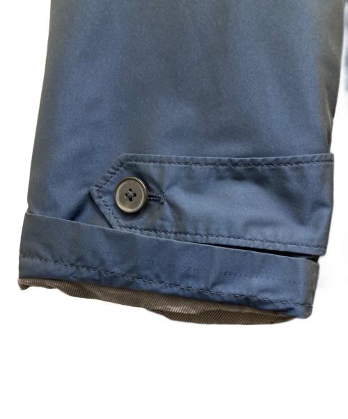 D'URBAN（ダーバン）D'URBAN (ダーバン) ポリエステルステンカラーコート ネイビー サイズ:LLの古着・服飾アイテム