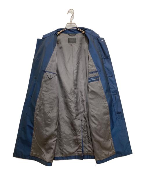D'URBAN（ダーバン）D'URBAN (ダーバン) ポリエステルステンカラーコート ネイビー サイズ:LLの古着・服飾アイテム