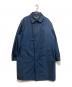 D'URBAN（ダーバン）の古着「ポリエステルステンカラーコート」｜ネイビー