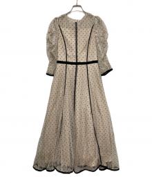 CELFORD（セルフォード）の古着「バリエーションレースドレス」｜アイボリー