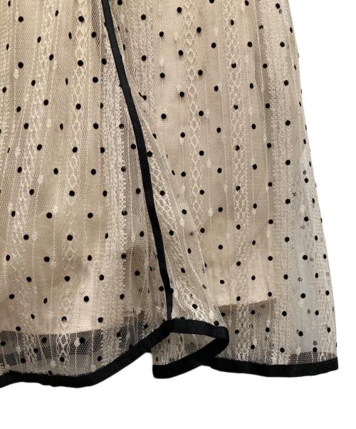 CELFORD（セルフォード）CELFORD (セルフォード) バリエーションレースドレス アイボリー サイズ:36の古着・服飾アイテム