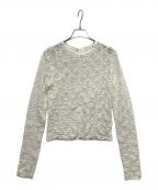 SLOBE IENAスローブ イエナ）の古着「ペイズリー ストレッチレースプルオーバー」｜ホワイト