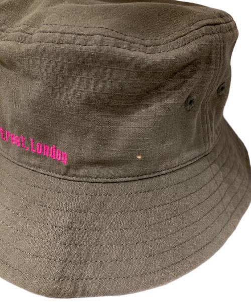 Vivienne Westwood（ヴィヴィアンウエストウッド）Vivienne Westwood (ヴィヴィアンウエストウッド) オーブ刺繍バケットハット グリーン サイズ:MSの古着・服飾アイテム