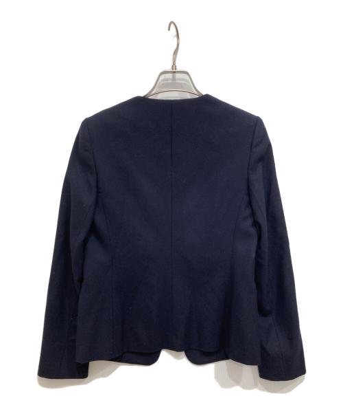 theory luxe（セオリーリュクス）theory luxe (セオリーリュクス) ノーカラージャケット ネイビー サイズ:36の古着・服飾アイテム