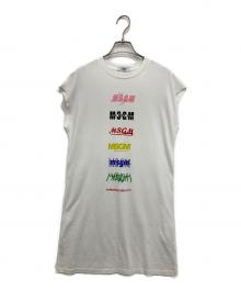 MSGM（エムエスジーエム）の古着「ノースリーブワンピース」｜ホワイト