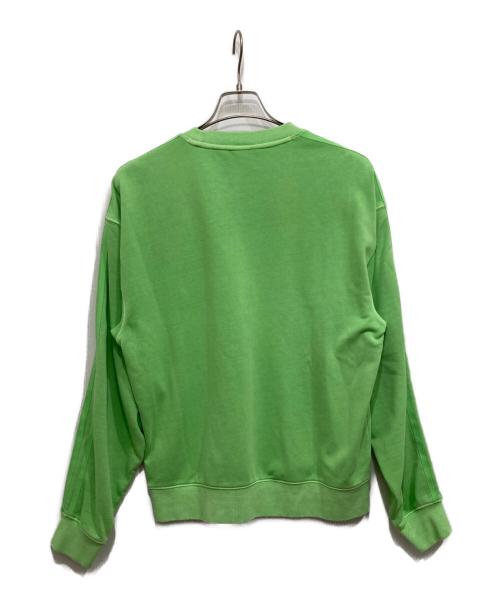 adidas（アディダス）adidas (アディダス) プリントスウェット グリーン サイズ:Mの古着・服飾アイテム