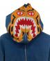 中古・古着 A BATHING APE (ア ベイシング エイプ) TIGER FULL ZIP HOODIE ブルー サイズ:XL：26000円