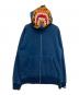 A BATHING APE (ア ベイシング エイプ) TIGER FULL ZIP HOODIE ブルー サイズ:XL：26000円