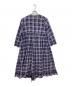 ne quittez pas (ヌキテパ) チェック カシュクールワンピース ネイビー サイズ:FREE：6000円