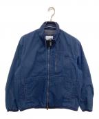 LACOSTEラコステ）の古着「スタンドカラーインディゴジップアップジャケット」｜インディゴ