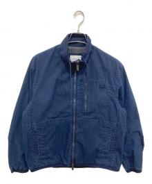 LACOSTE（ラコステ）の古着「スタンドカラーインディゴジップアップジャケット」｜インディゴ