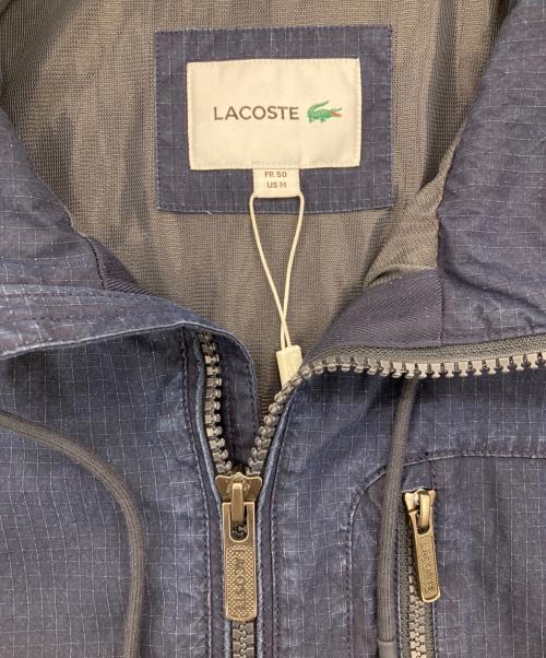 LACOSTE（ラコステ）LACOSTE (ラコステ) スタンドカラーインディゴジップアップジャケット インディゴ サイズ:Mの古着・服飾アイテム
