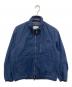 LACOSTE（ラコステ）の古着「スタンドカラーインディゴジップアップジャケット」｜インディゴ