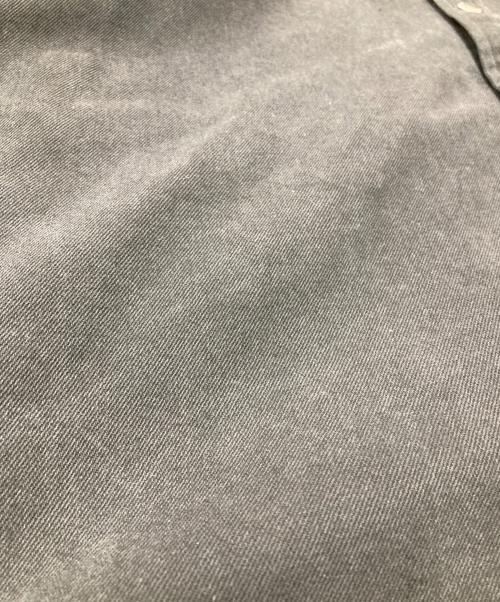 SUPREME（シュプリーム）Supreme (シュプリーム) Quilted Lined Denim Snap Shirt ブラック サイズ:Lの古着・服飾アイテム