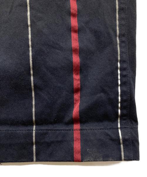 Y's for men（ワイズフォーメン）Y'S for men (ワイズフォーメン) ストライプワイドパンツ ネイビー サイズ:2の古着・服飾アイテム