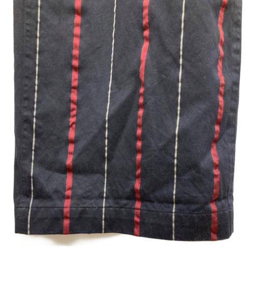 Y's for men（ワイズフォーメン）Y'S for men (ワイズフォーメン) ストライプワイドパンツ ネイビー サイズ:2の古着・服飾アイテム