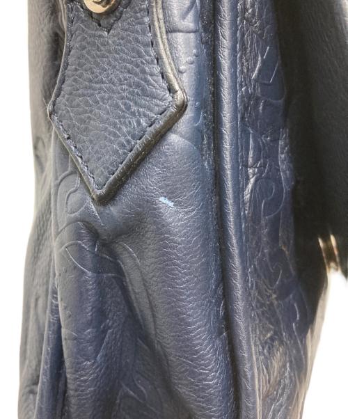 Vivienne Westwood（ヴィヴィアンウエストウッド）Vivienne Westwood (ヴィヴィアンウエストウッド) チェーンオーブレザーショルダーバッグ ネイビーの古着・服飾アイテム