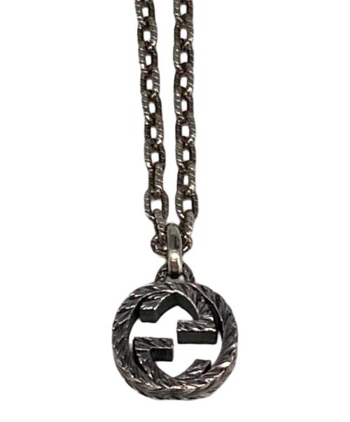 GUCCI（グッチ）GUCCI (グッチ) インターロッキングGネックレス シルバーの古着・服飾アイテム