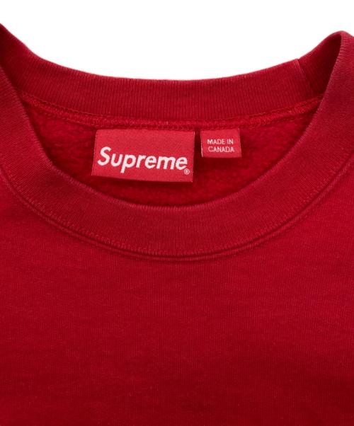 SUPREME（シュプリーム）SUPREME (シュプリーム) Futura logo crewneck レッド サイズ:Mの古着・服飾アイテム