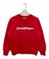 SUPREME（シュプリーム）の古着「Futura logo crewneck」｜レッド