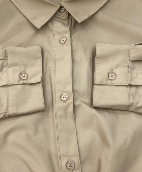 RAY BEAMS（レイ ビームス）RAY BEAMS (レイ ビームス) プリーツシャツワンピース ベージュ サイズ:不明の古着・服飾アイテム