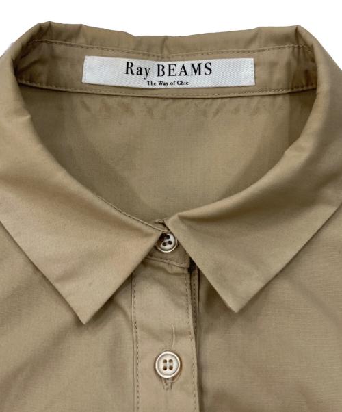 RAY BEAMS（レイ ビームス）RAY BEAMS (レイ ビームス) プリーツシャツワンピース ベージュ サイズ:不明の古着・服飾アイテム