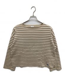 ORCIVAL（オーシバル）の古着「バスクシャツ」｜ベージュ