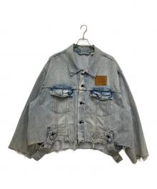 USED（ユーズド）の古着「リメイクデニムジャケット」｜インディゴ